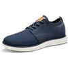 Bruno Marc Men Sneaker Oxfords Light Materiale Traspirato Memory Foam Soleggia,Size 43.5,Blu/Scuro,GRAND-01