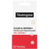 Neutrogena Clear & Defend+ Cerotti per Imperfezioni 30 pezzi, Patch brufoli idrocolloidali anti-imperfezioni, Cerotti brufoli per tutti i tipi di pelle, Pimple patches anti-acne delicati