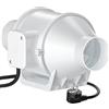 HG Power Ventilatore centrifugo, Estrattore Ventilatore in linea Super Leggero e Silenzioso (75mm standard)