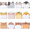 OFFCUP Blocchetti Memo Adesivi, 24pcs Animali Sticky Notes Adesive, 480 Fogli Mini Foglietti Adesivi Colorate Note Appiccicose per Ufficio, Scuola, Regali per Studenti Bambini