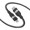 Anker cavo da USB-C a Lightning, 1,8 m Cavo da USB-C a Lightning in Tessuto Intrecciato Riciclato, Cavo di Ricarica ultraveloce da 60 W per iPhone 14/13/12/11 Serie e Altri