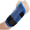 BraceUP Fascia da Polso Stabilizzata per Bambini - Supporto per Ragazzi e Ragazze (100-150 cm), per Uso Quotidiano (Blu, Taglia unica, Destra)