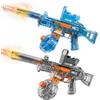 StimuVariety Pistola Elettrica ad Acqua per Adulti Bambini, 2 Pistole ad Acqua Automatiche Spara Acqua con Luce a LED, Piscina Spiaggia Giocattoli per Feste all'Aperto Ragazzi, UMP45 Nero E Blu