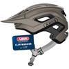 ABUS Casco MTB Cliffhanger - Casco da bicicletta per percorsi esigenti - con ampi fori di ventilazione & sistema di cinghie TriVider - per uomo e donna - grigio, taglia M