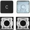 CTBDZ Tappo chiave individuale con cerniera di ricambio per (M1 M2) MacBook Pro A2141 A2251 A2289 A2338 A2442 A2485, sostituisce per MacBook Air A2179 A2337 A2681 tastiera (chiave C)