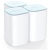 WAVLINK Sistema Mesh WiFi 6 AX3000 Dual Band (3-Pack) - Router/Estensore Mesh per Casa Intera, Copertura Fino a 4800 Sq.Ft., Connessione per 256 Dispositivi, VPN, 3 Porte Gigabit, 5 Antenne 5 dBi