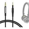 GEEKRIA Cavo audio intrecciato in nylon compatibile con AKG K450, K451, K452, Q460, serie JBL J88, serie J55, stereo sostitutivo da 2,5 mm a 3,5 mm (4 ft/1,2 m)