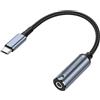 SinLoon PD 100 W DC4530 a cavo USB-C, DC 4,5 mm x 3,0 mm femmina (4,5 x 0,6 mm) ingresso su spina di tipo C, cavo di ricarica con chip di identificazione automatica PD, per telefoni, laptop (DC4530)