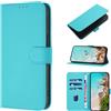 CASEONJAN Cover per Honor 400 Smart/Honor X7d 5G, Custodia a Portafoglio Cover a Libro in Pelle PU [Slot per Schede], Flip Caso Antiurto Case per Honor 400 Smart/Honor X7d 5G (Blu mare)