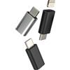 HOYULLI Adattatore Lightning Femmina a USB C Maschio (3 Pack)per Apple Caricatore Cavo Connettore Tipo C per iPhone 16 15 Pro Max per iPad Adapter Certificato MFI Convertitore Compatibile con Samsung S25