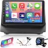 ETLFUCyber [2+64GB] Android Autoradio per Ford Fiesta 2009-2014, Autoradio Touchscreen da 9 pollici con Wirelss Carplay e Android Auto, WiFi, GPS, Radio FM RDS, Telecamera di Retromarcia