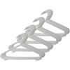 BIECO appendini bieco Bebé Bambino Hanger appendiabiti grucce di plastica per bambini per la conservazione guardaroba lunghezza armadietto 29,5 centimetri, 32 pezzi, grigio, stretto, ARTN 90.032.152
