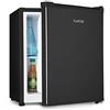 KLARSTEIN Snoopy Eco Mini Frigorifero con Congelatore, Capacità 46 L, Vano Congelatore 4 L, 41 dB Silenzioso, Basso Consumo 84 kWh/anno, Nero