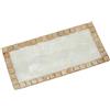 DRW Centrotavola Rettangolare in Madreperla in tostatura 1x20x10 cm