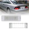 BHZNGD 2X Lampada Luce Targa a LED Compatibile con Opel Astra F 1992-1998 Calibra 1989-1997, luci di Posizione Posteriori Bianche 6000K Senza errori, OEM#:1224102, 90241129