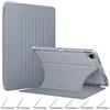 CaseBot Custodia magnetica per iPad Pro 12,9 6a generazione 2022, custodia con supporto robusto e antiurto con angolo multiplo, cover posteriore in morbido TPU con portamatite, adatta anche per iPad