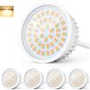 GeyouLux LED Modulo 230V Ultrapiatto ø50x23mm per Faretti da Incasso Spot da Incasso - 6W 600LM IP44 Angolo di Emissione 120° 2700K Bianco Caldo - Sostituzione Lampadina MR16/GU10 - Set da 4