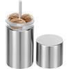 BAODBF Macina per noce moscata in acciaio inox, grattugia per noce moscata, macina per spezie, macina per noce moscata, cannella, fave tonka, pepe lungo