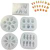 Eterspr 5 Stampi in Silicone Pasquale, Stampi Cioccolatini, Stampi in Silicone, per Vaso, Cioccolato, Caramelle, Gommose