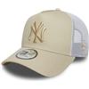 New Era Cappello da baseball MLB New York Yankees Essential per adulti, beige chiaro