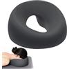 PLLYPE Cuscino massaggiante testa foro, poggiatesta massaggiante per letto, cuscino massaggiante per culla facciale a forma di U in memory foam, cuscino massaggiante per scrivania spa saloni