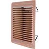 La Ventilazione LAMR2323RA Griglia di Ventilazione quadrata con rete e molle, Rame, 228x228 mm
