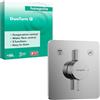 hansgrohe DuoTurn Q - Rubinetto per doccia incasso per 2 utenze, Miscelatore monocomando per iBox universal 2, cromo
