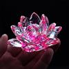 TYGJB Cristallo di Quarzo fine Fiore di Loto Pietre Naturali e minerali Feng Shui Sfera Cristalli Fiori per Souvenir di Nozze (Rosa)
