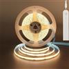 Clearhill 1 PACCHETTO Fita LED COB 5V con Sensore di Movimento, Ritardo Regolabile, 2 Modalità Alimentazione, Senza Batteria, 2M, Bianco Caldo 3000K, 320 LED/M, 8mm, Armadi Cucina