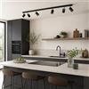 Lightbox Lampada da soffitto LED 6 fiamme | faretto da soffitto con spot