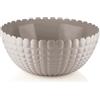 Guzzini - Tiffany, Contenitore in Plastica Riciclata, Ciotola XL - Grigio Tortora, Ø 30 x h13 cm | 5000 cc - 213830158