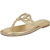 GUESS Saima, Sandali Bassi Donna, Cristallo Oro 710, 39 EU