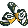 FOCO, Ciabatte da uomo in gel della squadra NFL Miami Dolphins, colorblock, con grande logo, taglia S