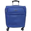 COVERI COLLECTION VICTOR LINE SRL SUPER LEGGERO VALIGIA BAGAGLIO TROLLEY a Mano 55x39x20 4 Ruote Ryanair EasyJet (BLU) ESPANDIBILE!!