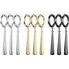 JewelryWe One Piece orecchini da uomo in acciaio inox Roronoa Zoro orecchini a cerchio Huggie orecchini clip on orecchini pendenti anime cosplay gioielli per gli amanti degli anime di Lorenor Zorro