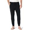 Amazon Essentials Pantaloni del Pigiama da Uomo in Misto Cotone, Neri, XL
