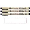 PIGMA MICRON Sakura 3 Fineliners.01.03.05