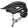 ABUS Casco MTB Cliffhanger - Casco da bicicletta per percorsi esigenti - con ampi fori di ventilazione & sistema di cinghie TriVider - per uomo e donna - nero, taglia M