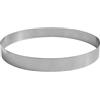 GOBEL - Cerchio per torta perforato - Cerchio per pasticceria perforato - INOX - Ø 22 cm - Altezza 3,5 cm - Qualità professionale - Made in France, Silver