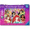 Ravensburger - Puzzle Principesse Disney, 150 Pezzi XXL - Puzzle Bambini 7 Anni, Collezione Disney, Giochi Educativi e Divertenti, Idee Regalo