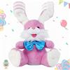 iNszkoos Peluche parlante, coniglietto che ripete quello che dici, Peek-A Boo, giocattolo di peluche, coniglio pasquale, interattivo, con canzone per bambini, ragazze, ragazzi