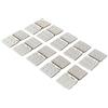 VUNIVERSUM Set di 5 mini cerniere in nylon, 37 x 20 mm, per aeroplano, vela, aereo, timone Aileron, colore bianco, modello