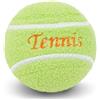 Lullaberry My First Tennis Ball - Sonaglio in peluche per bambini, 6,5 cm, giocattolo sportivo sicuro per neonati e ragazze
