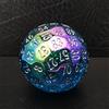 BESCON DICE Bescon Dazzling Blue 100 Sided Dice, Polyhedral Solid 100 Sides Dice 45MM in Diameter (1.8inch), Game Dice D100