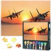 TISHIRON Puzzle da 1000 pezzi per adulti a tema Warplane difficili, puzzle impegnativi per adulti, aeroplano, arte, gioco educativo e decorazione unica per il soggiorno (70 x 50 cm)