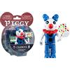 Lansay Piggy - Figura articolata 10 cm - Clowny - Personaggi dei videogiochi