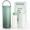 Momcozy Refrigeratore Portatile per Latte Materno, Contenitore Termico 24H Senza Ghiaccio per Conservazione Latte, Bottiglia 355ml a Prova di Perdita, Mini Freezer da