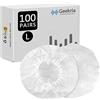 GEEKRIA 100pairs Sanitario e Monouso Fodere Elastiche per Cuffie AKG K712, K702, K701, K550, K240, K553, K99, K601, K612PRO, K872/ Protettive Earpads Covers