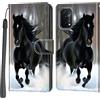 Haninsuze Cover per Oppo A54 5G/A74 5G, Portafoglio PU Pelle, Cavallo