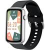 BOJYS Silicone Cinturino per Watch Fit Mini, Braccialetto Morbido e Confortevole Resistente All'acqua Lunghezza Regolabile Sostituzione Sportiva 16mm Cinturino per Talkband B3/B6/B7